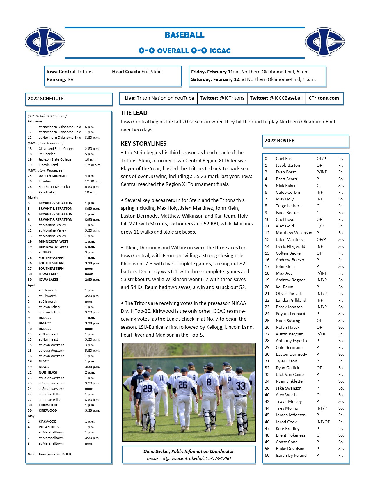 Triton Gameday at Northern Oklahoma-Enid