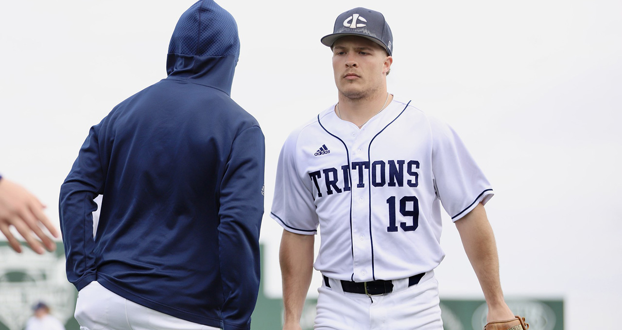 Troy Berg led the Tritons in a game at Southwestern 