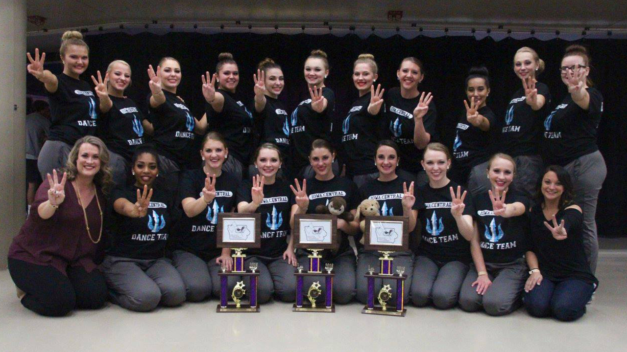 Iowa Central Dance Team sweeps all three dance categories at ISDTA State Championships