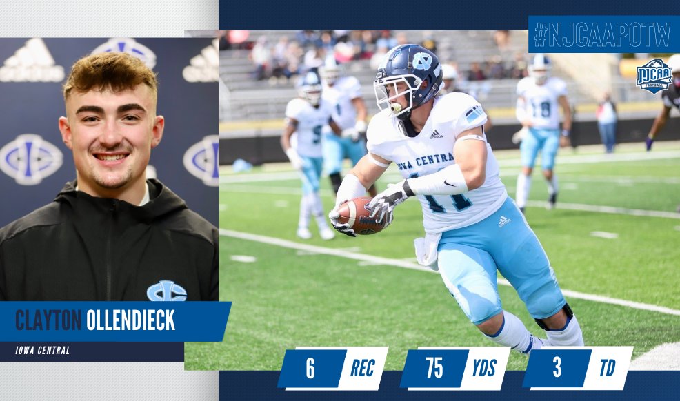 Ollendieck named offensive player of the week