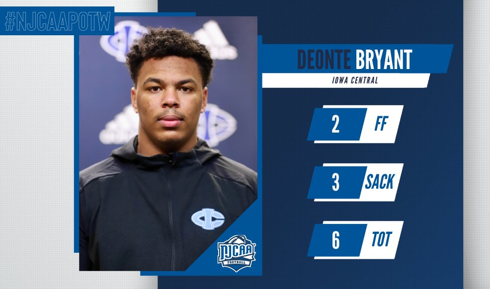 Bryant named national player of the week