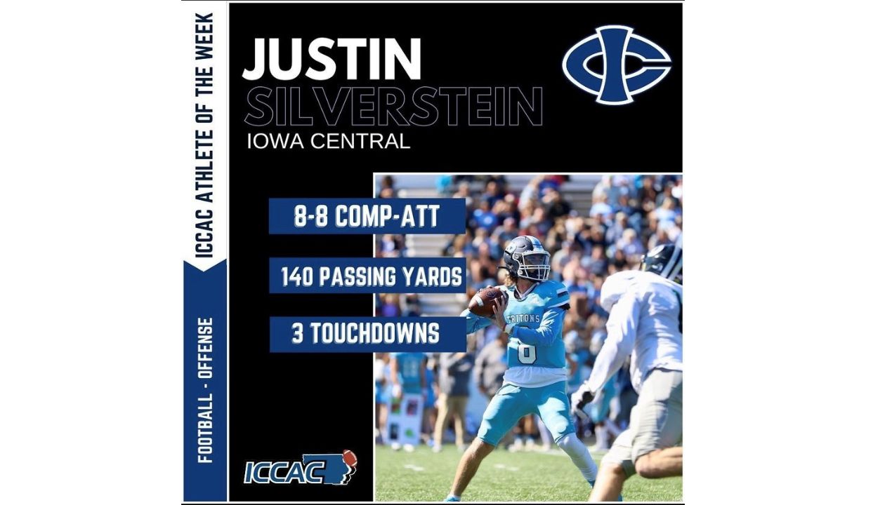 Silverstein named ICCAC Athlete of the Week