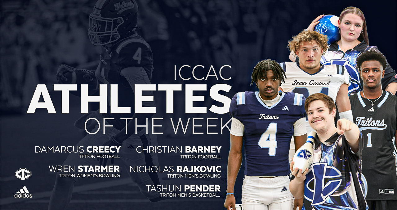 ICCAC Athlete of the Week Honors for Five Tritons