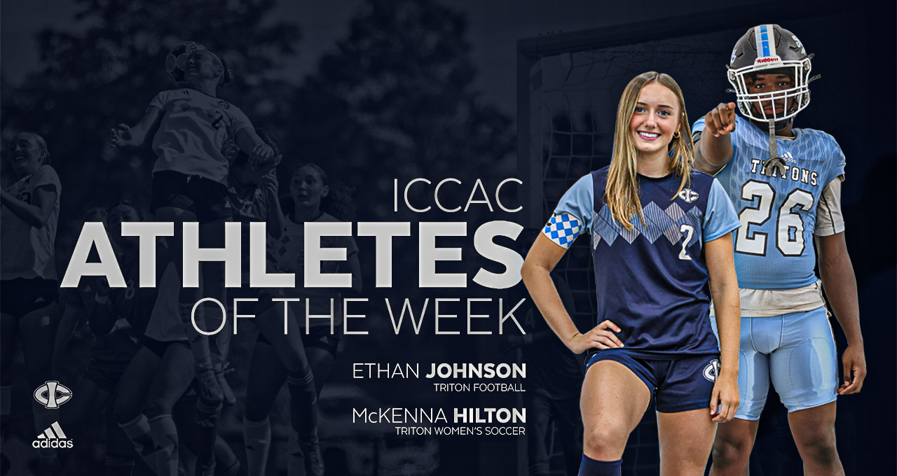 Hilton, Johnson Named ICCAC Athletes of the Week