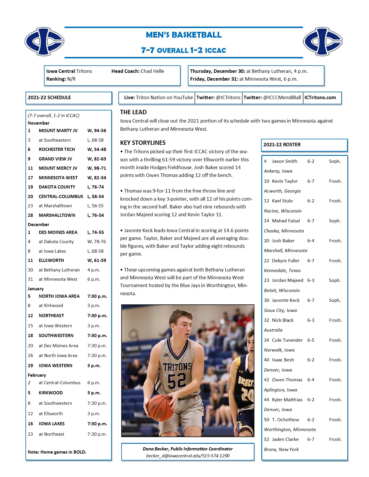 Triton Gameday at Minnesota West Classic