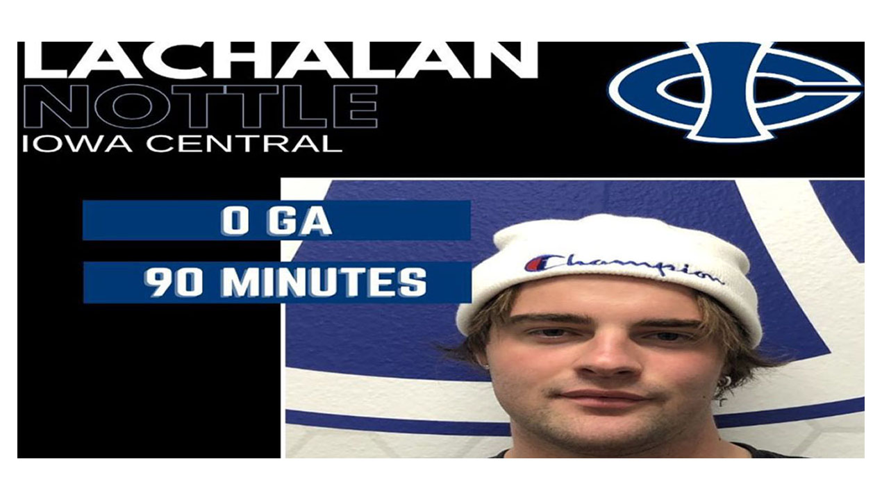 Nottle receives ICCAC Athlete of the Week