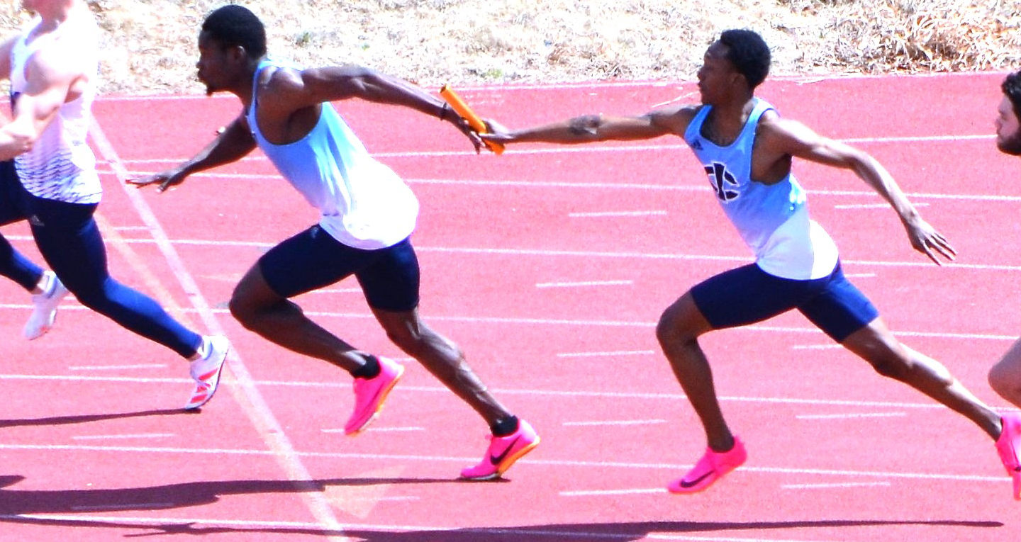 Mens 4x100 qualified for nationals at the shocker invite in Wichita.