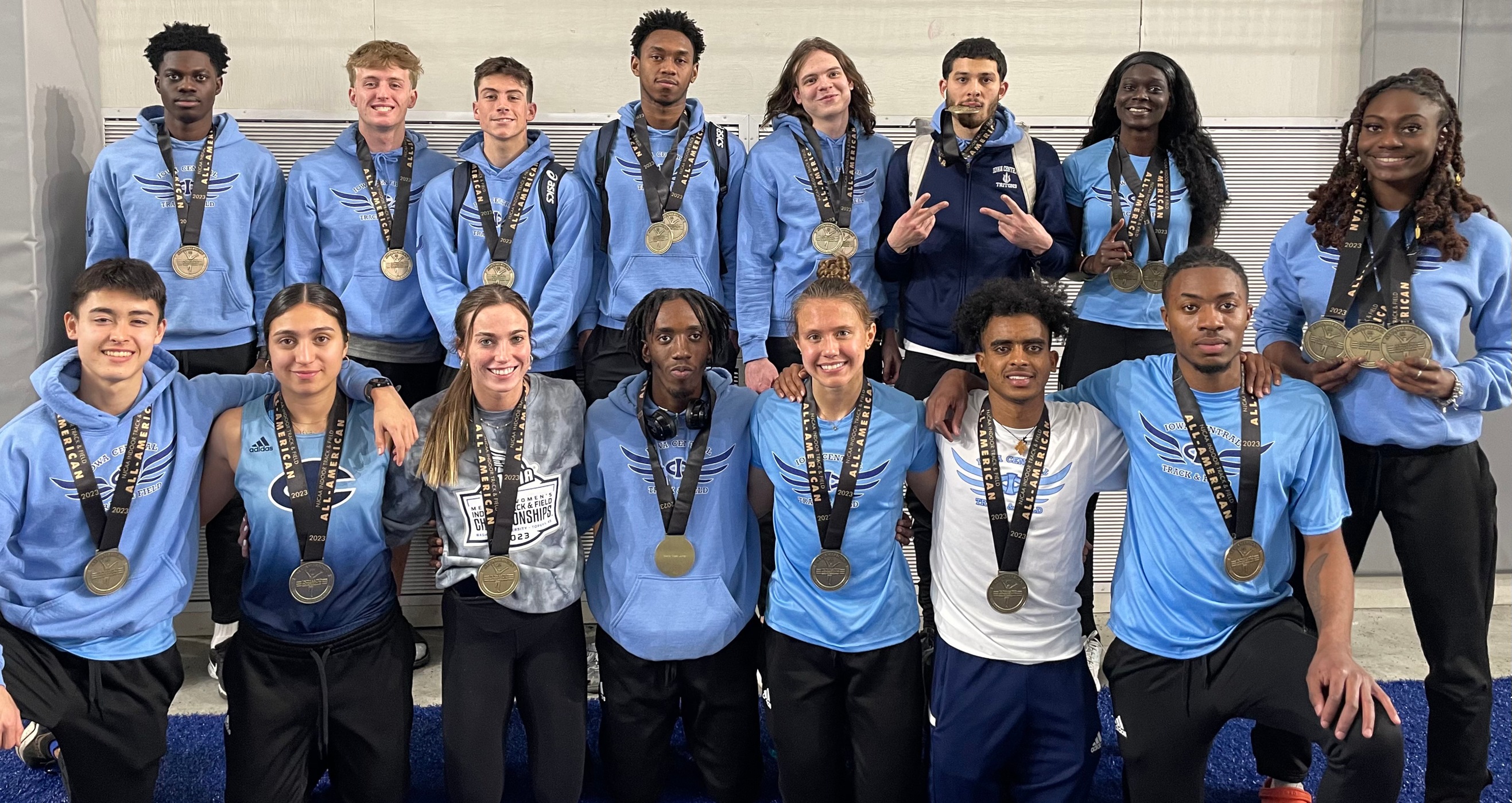 Track and Field Indoor National All-American performers