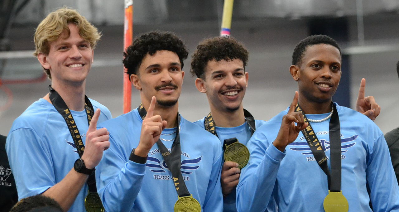 Mens distance medley captured the national championship 