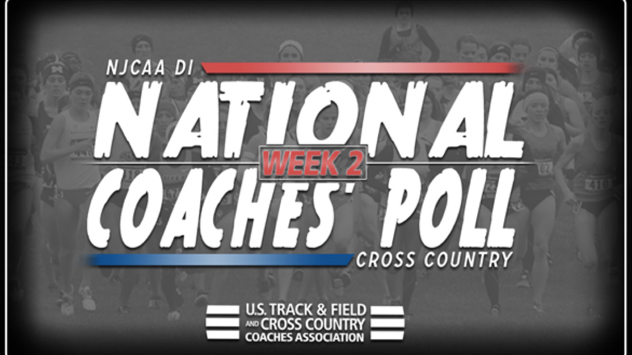 2017 NJCAA DI Cross Country National Coaches&rsquo; Poll &ndash; Week 2