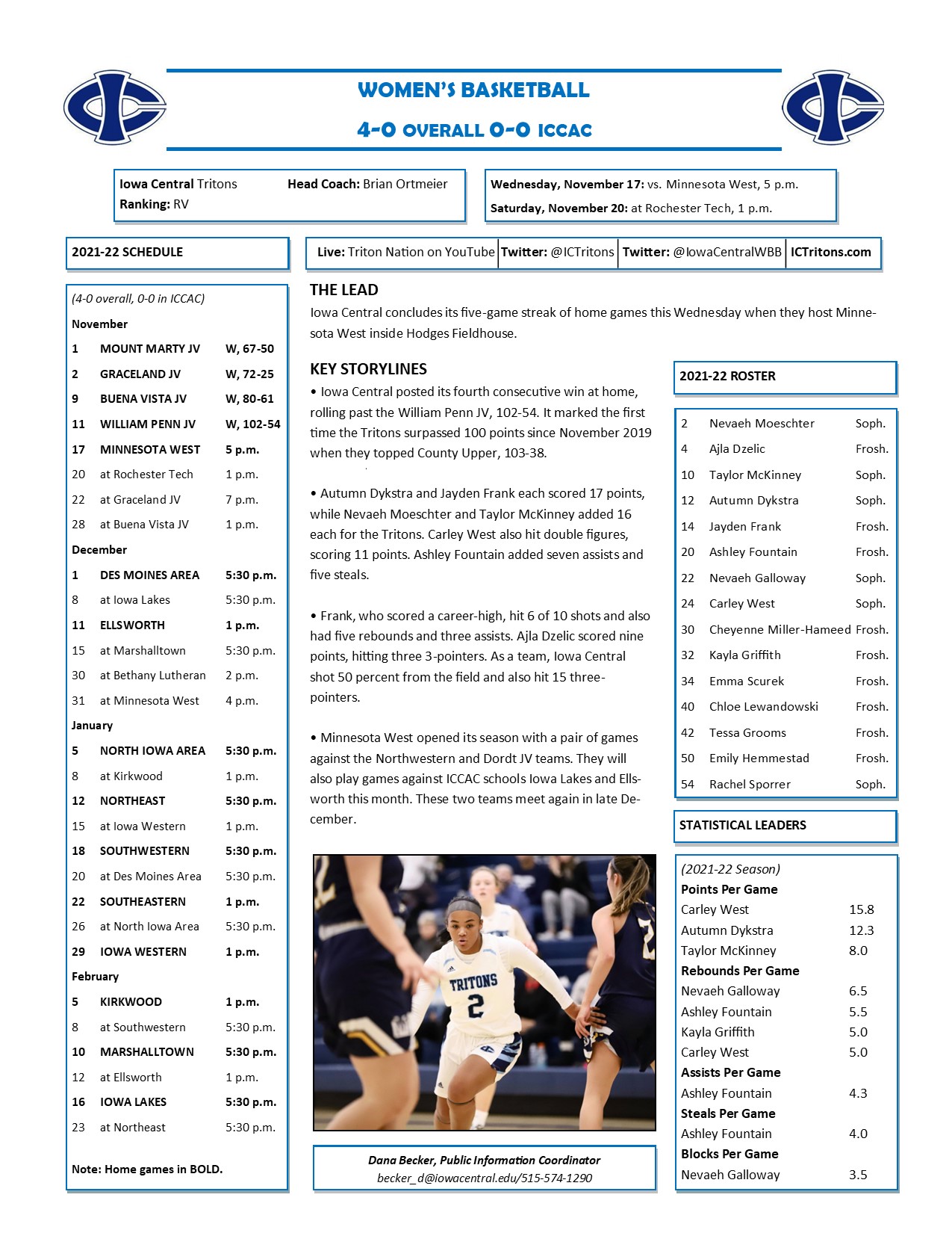 Triton Gameday vs. Minnesota West