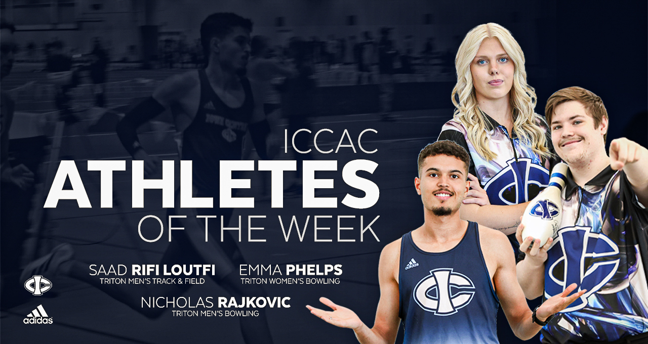 ICCAC Athlete of the Week Honors for Three Tritons