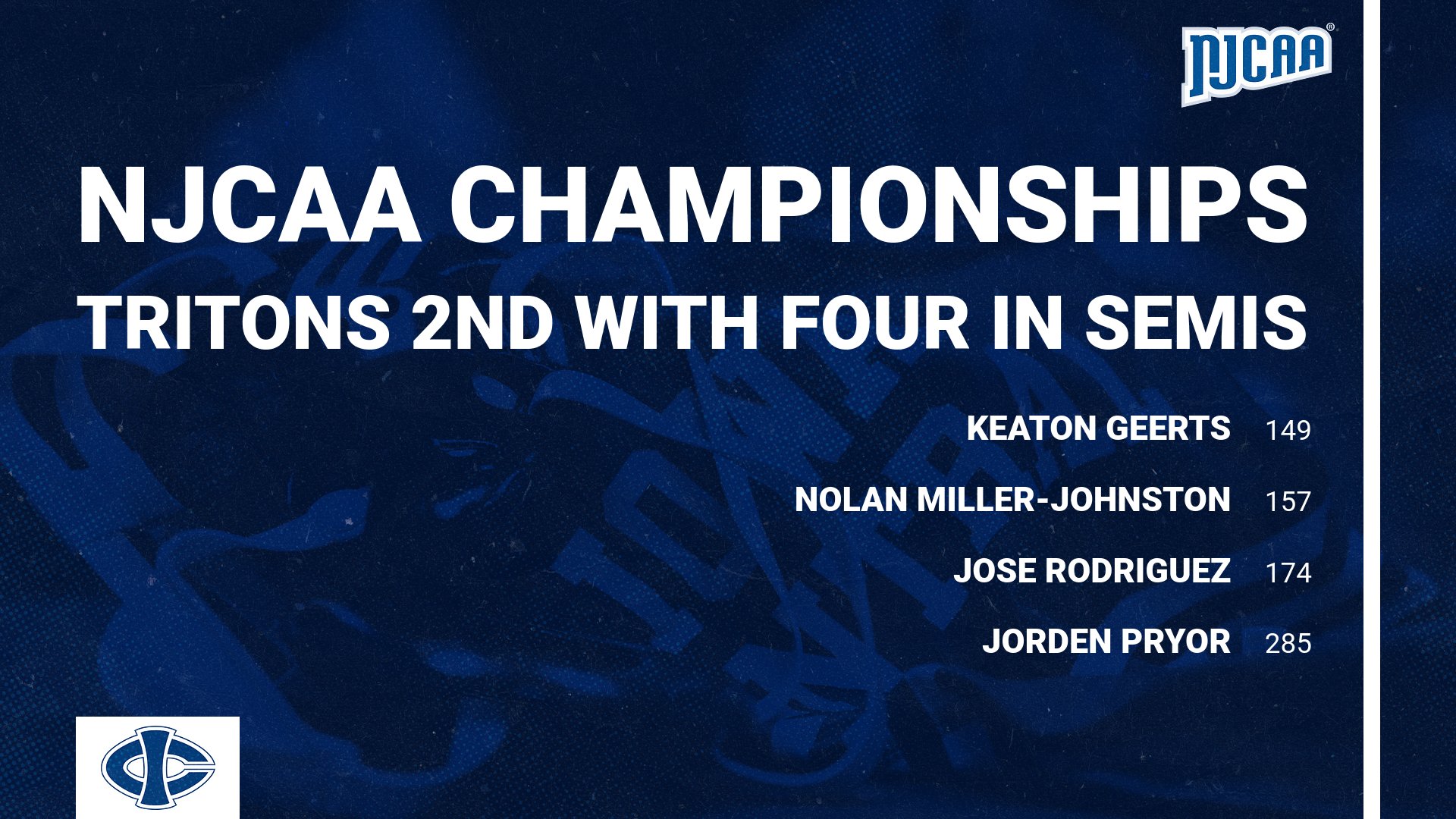 Four Tritons punch semifinal tickets