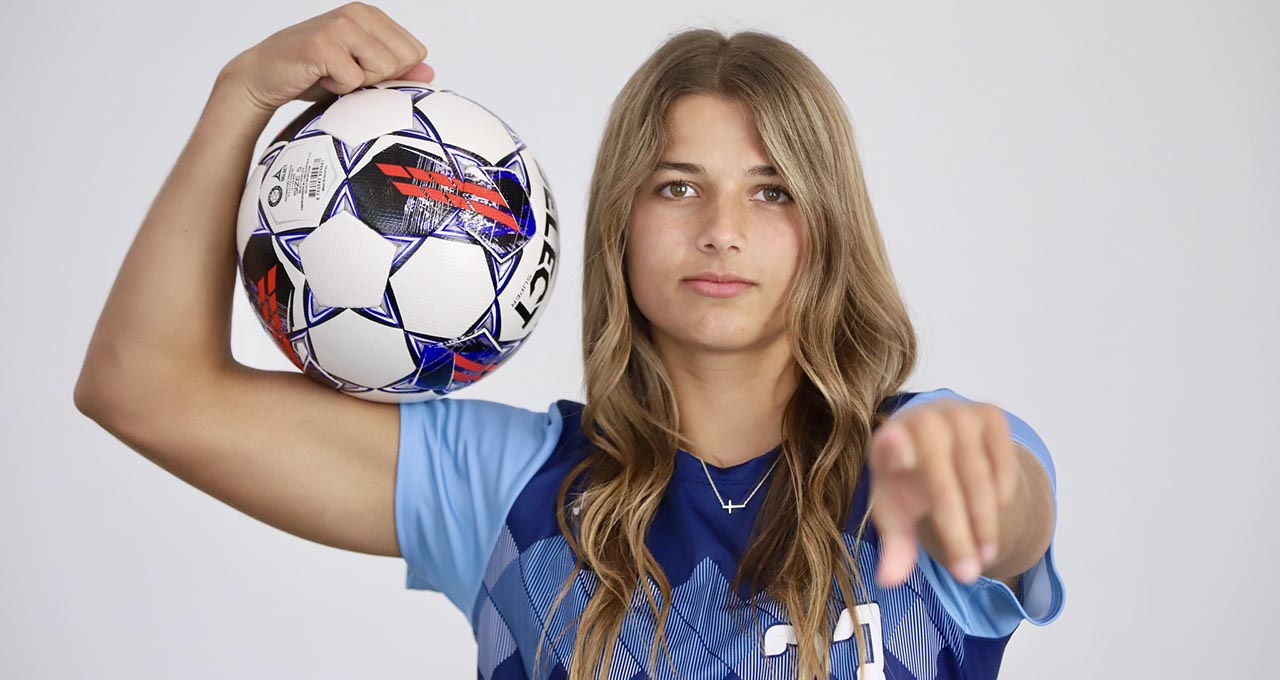 Landry McCoid is ICCAC  Co Female Athlete of the Year