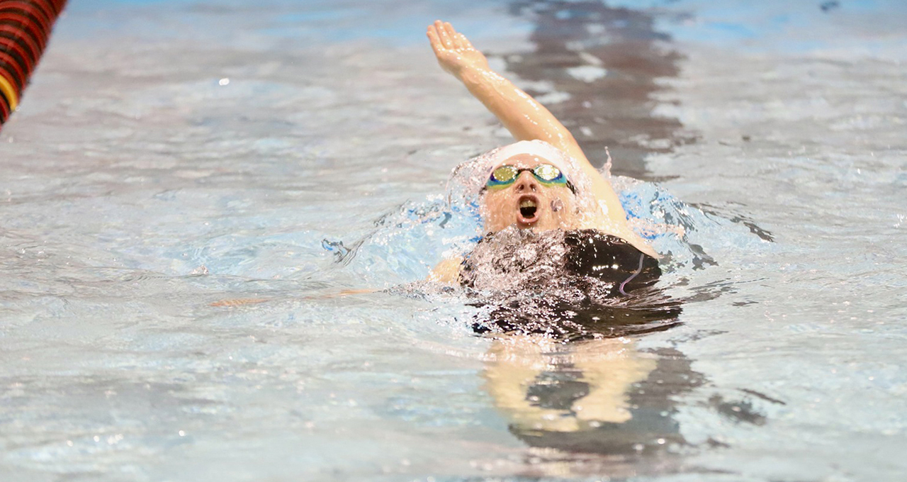 Swimming competed at Grinnell November 3 