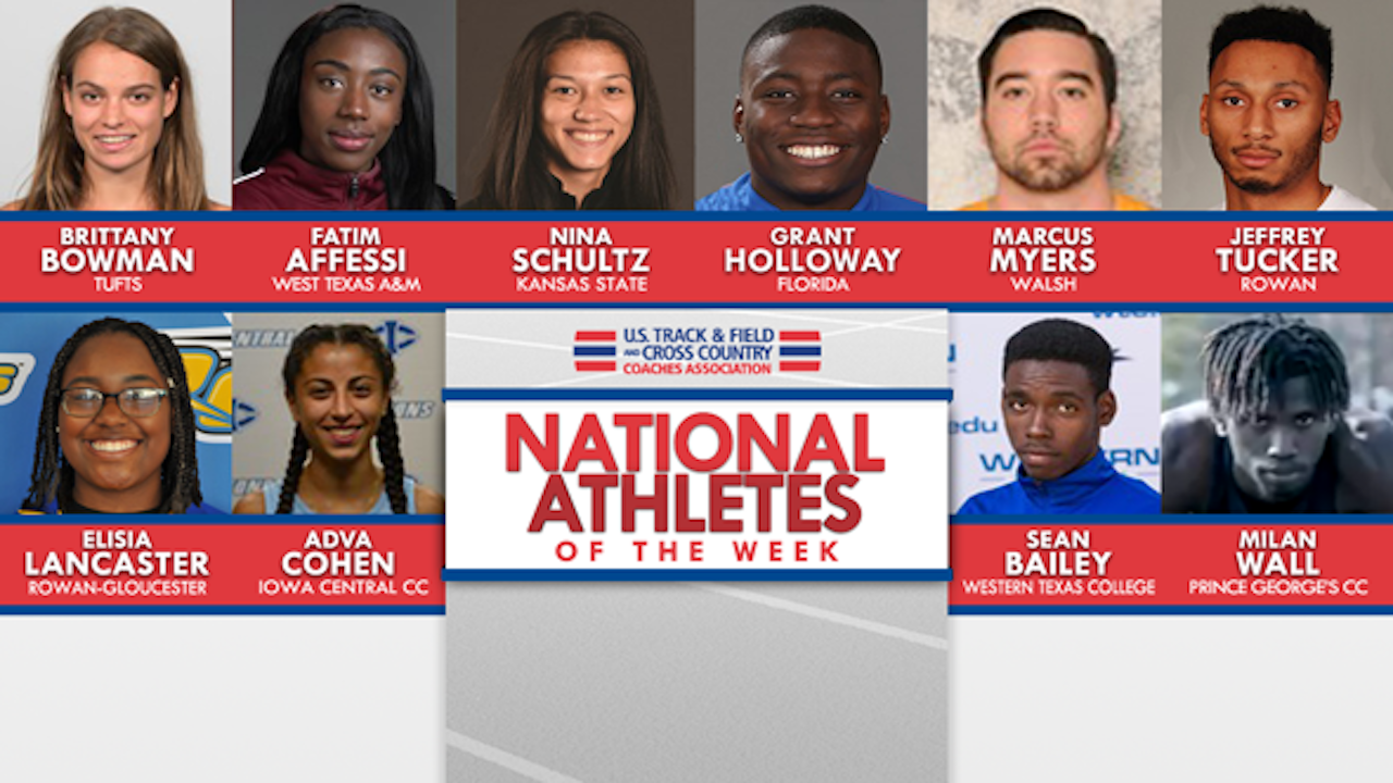 NJCAA Outdoor Track & Field National Athletes of the Week (April 17)