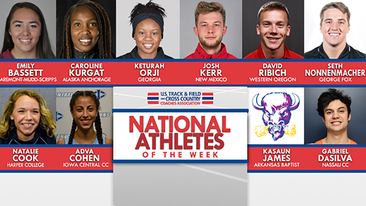 NCAA & NJCAA OTF National Athletes of the Week (April 24)