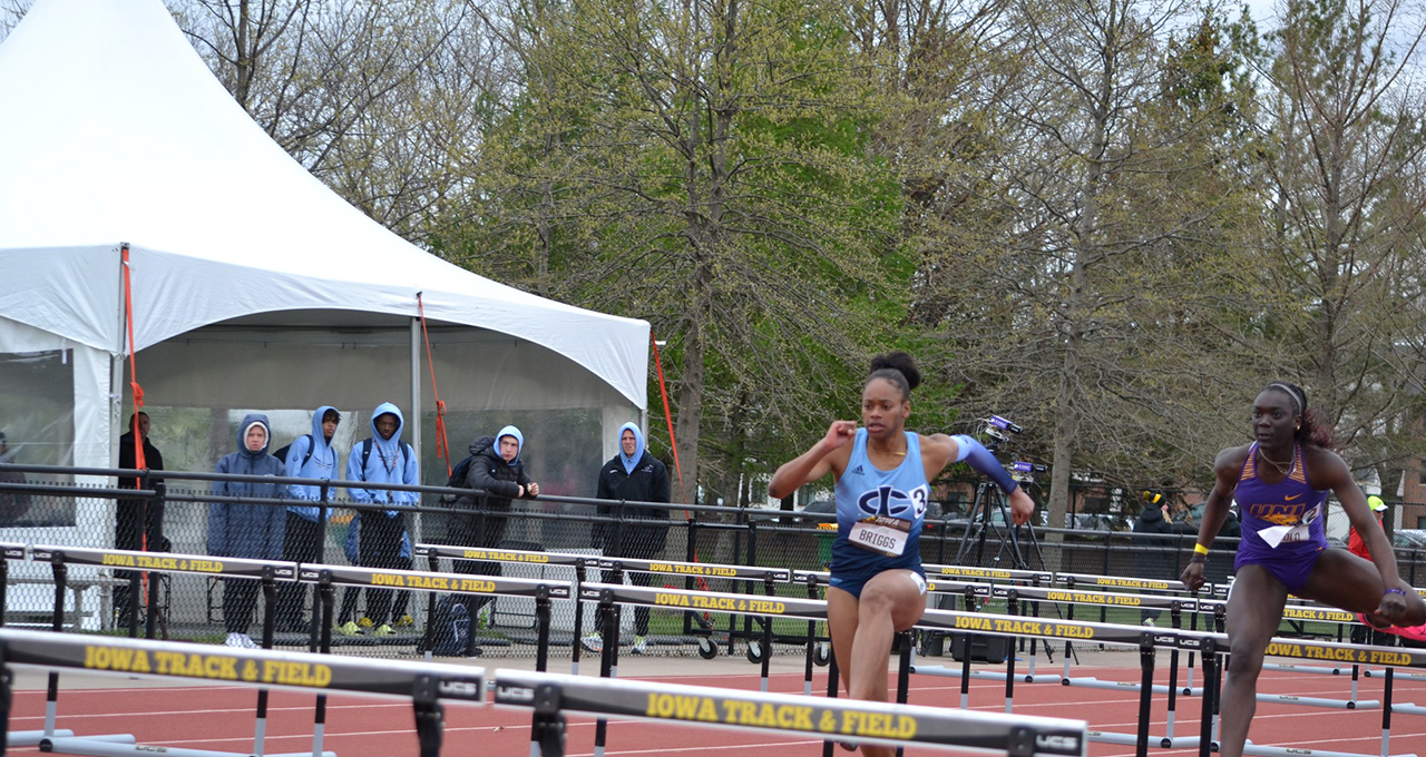 Dayvione Briggs qualified for Drake in the 400 Meter hurdles. 