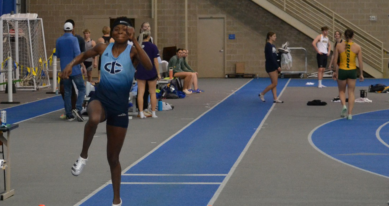 Tina Samson took first in the long jump at SDSUs Jim Emmerich Meet. 