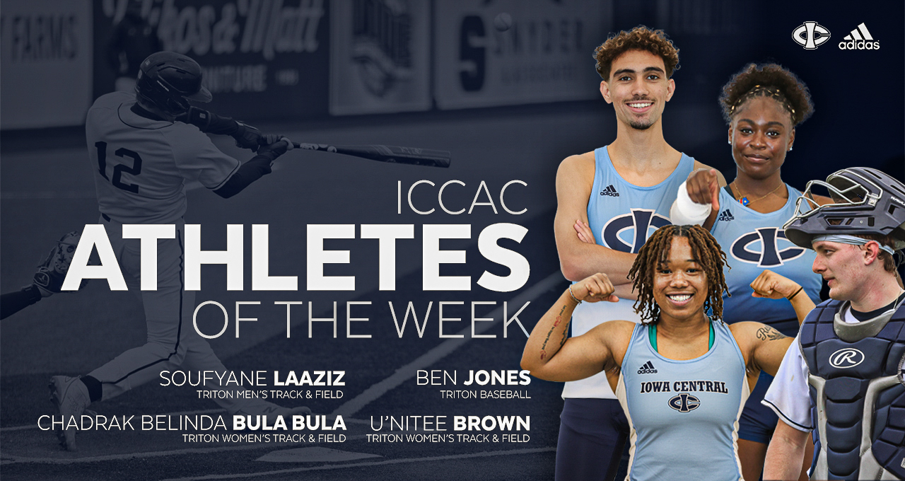 Two male and two female athletes. 