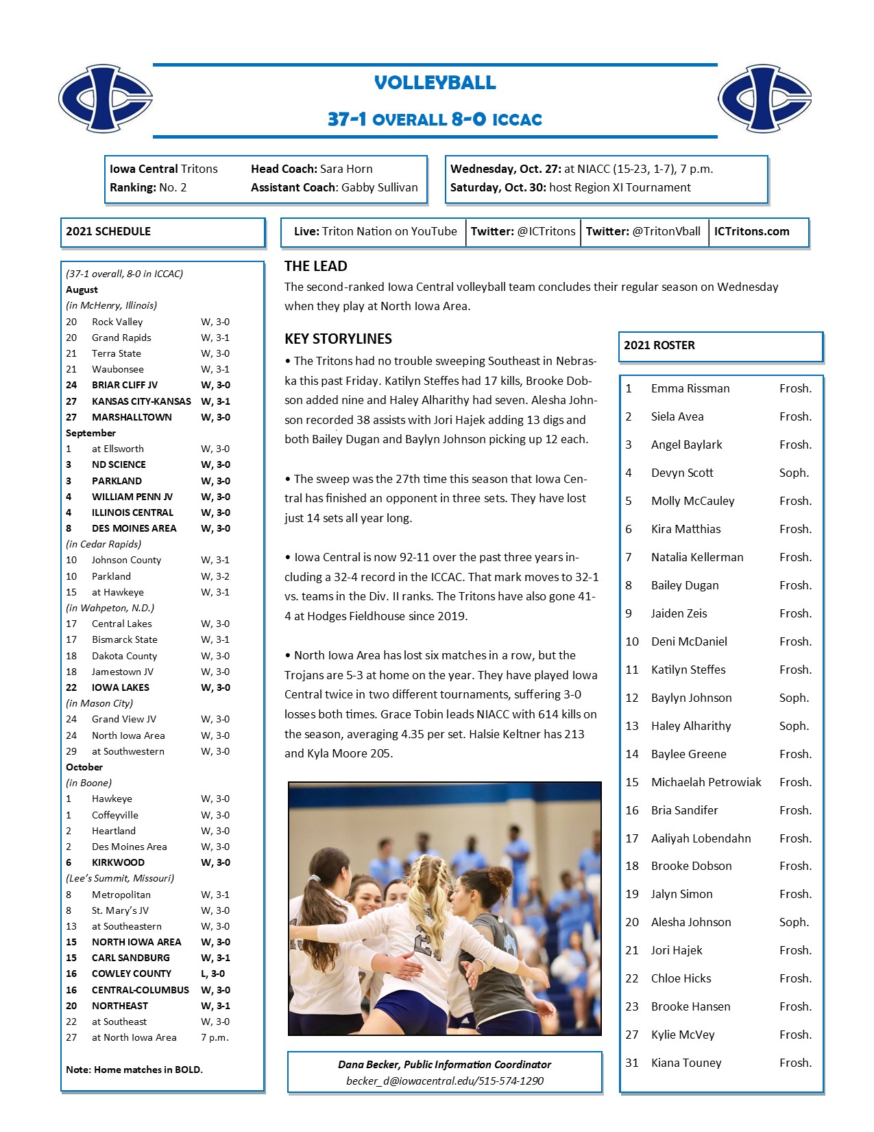 Triton Gameday at  NIACC