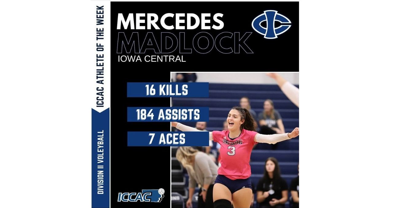Madlock named ICCAC Athlete of the Week